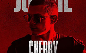 Poster of Tom Holland in crime-drama film `Cherry` as a Junkie